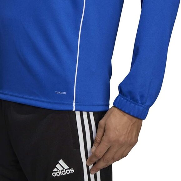 Men's Adidas CORE 18TOP SWEATSHIRT BLUE CV3998 XS - Picture 5 of 8